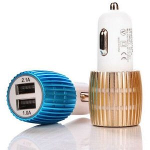 1A USB Dual Port Car Charger