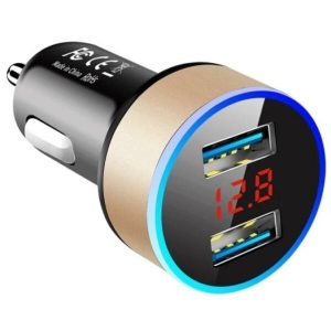 20W USB Dual Car Charger - Treqa CC-321 24V-3.1A