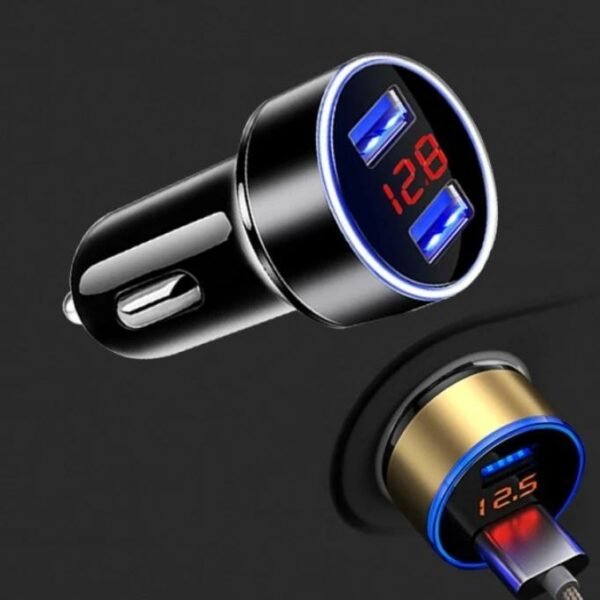 20W USB Dual Car Charger - Treqa CC-321 24V-3.1A - Image 2