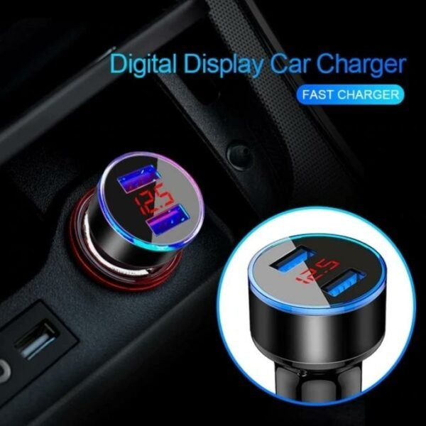 20W USB Dual Car Charger - Treqa CC-321 24V-3.1A - Image 5