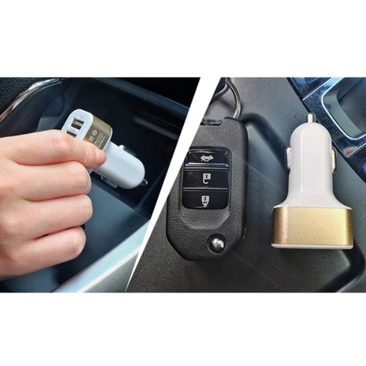 USB Dual Car Charger Adapter 5V 2.1A - Image 5