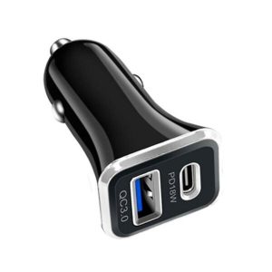 PD18W QC3.0 + PD Dual Fast Car Charger