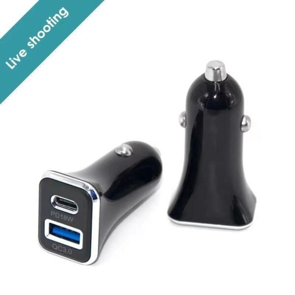 PD18W QC3.0 + PD Dual Fast Car Charger - Image 5