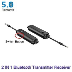 X1 Wireless Bluetooth 5.0 3.5mm Receiver Music Audio Transmitter for PC TV Car AUX Adapter