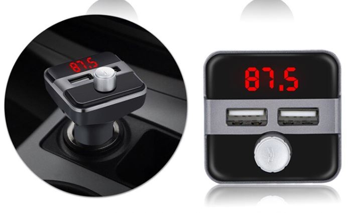 Wireless Bluetooth Car MP3 Player Dual USB Charger - Image 3