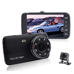 4″ Screen Vehicle Dashcam with Reverse Camera