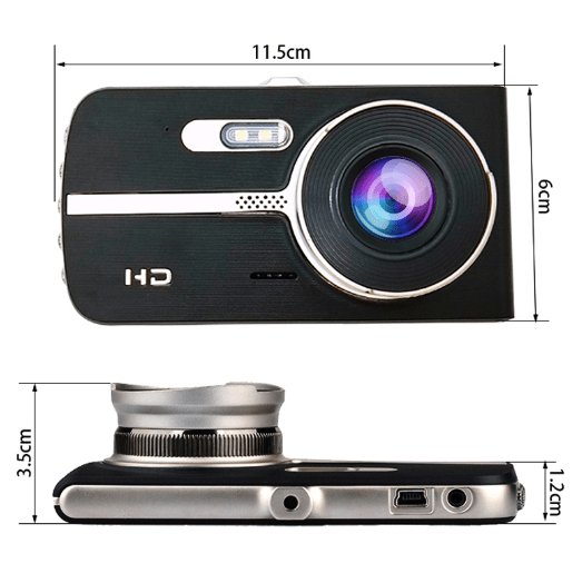 1080P Full HD Car DVR Dashboard Camera with Rear Camera - Image 3