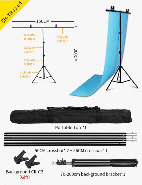 Photography T-shaped Backdrop Stand - Image 6