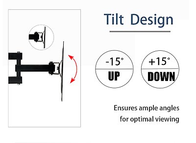 TV Wall Bracket Tilt Swivel Mount for 14-55 inch - Image 6