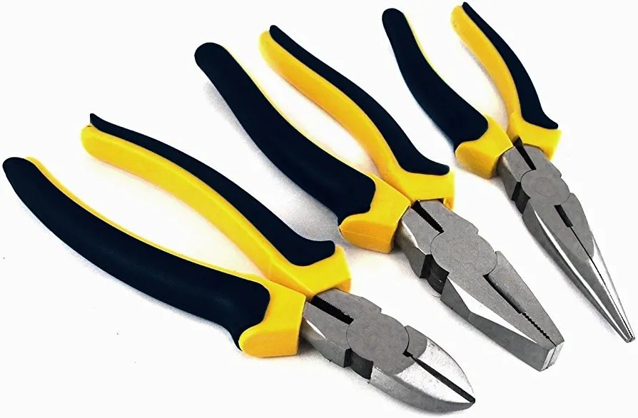 3 Piece light Duty Pliers Set - Combination