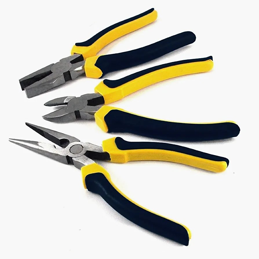 3 Piece light Duty Pliers Set - Combination - Image 2