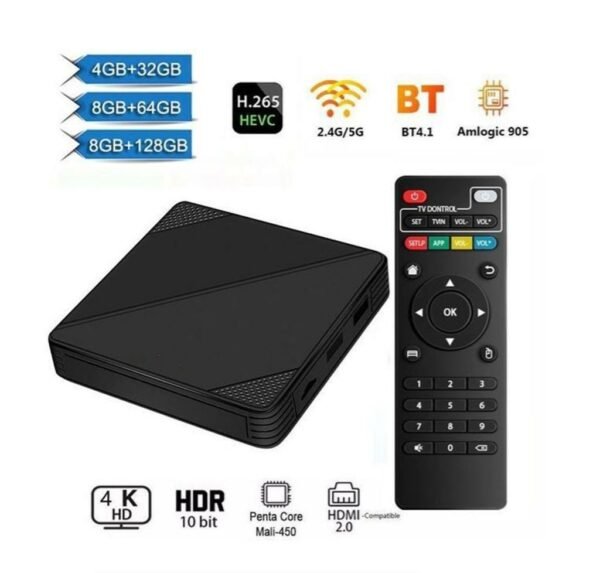 Q96 Android Smart TV Box 11.1 Quad Core 2.4 - Image 3
