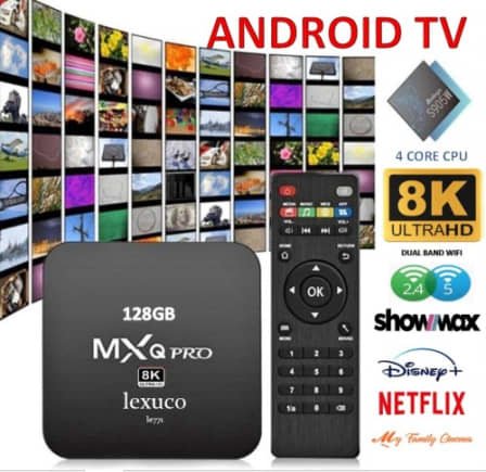 8K Android 11.1 MXQ Pro TV Box 5G 4gb+64gb - Image 3