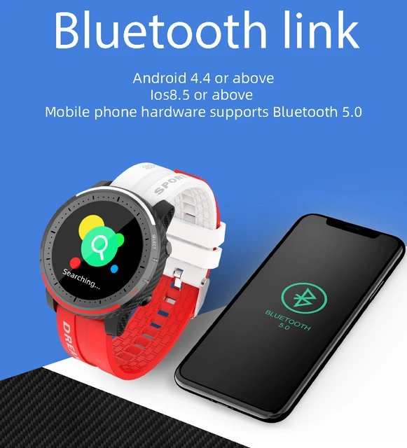 LV69 Bluetooth Smart Watch - Waterproof - PK GT2 Watchs - Image 6