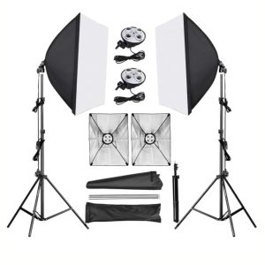4 Socket Studio Softbox Lighting Kit