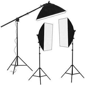 3 Point Lighting Kit - Photography Continuous Studio Softbox Lighting Kit