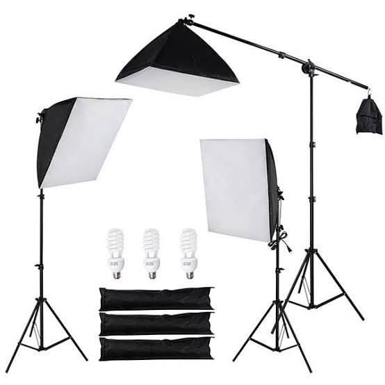 3 Point Lighting Kit - Photography Continuous Studio Softbox Lighting Kit - Image 2
