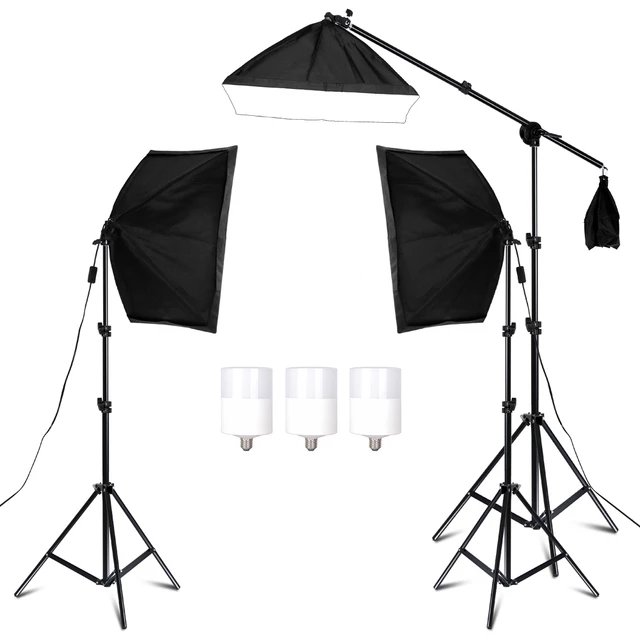 3 Point Lighting Kit - Photography Continuous Studio Softbox Lighting Kit - Image 3
