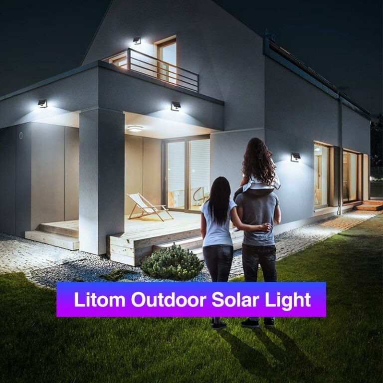 Solar Powered Motion Sensor Wall Light - 60W - Image 4