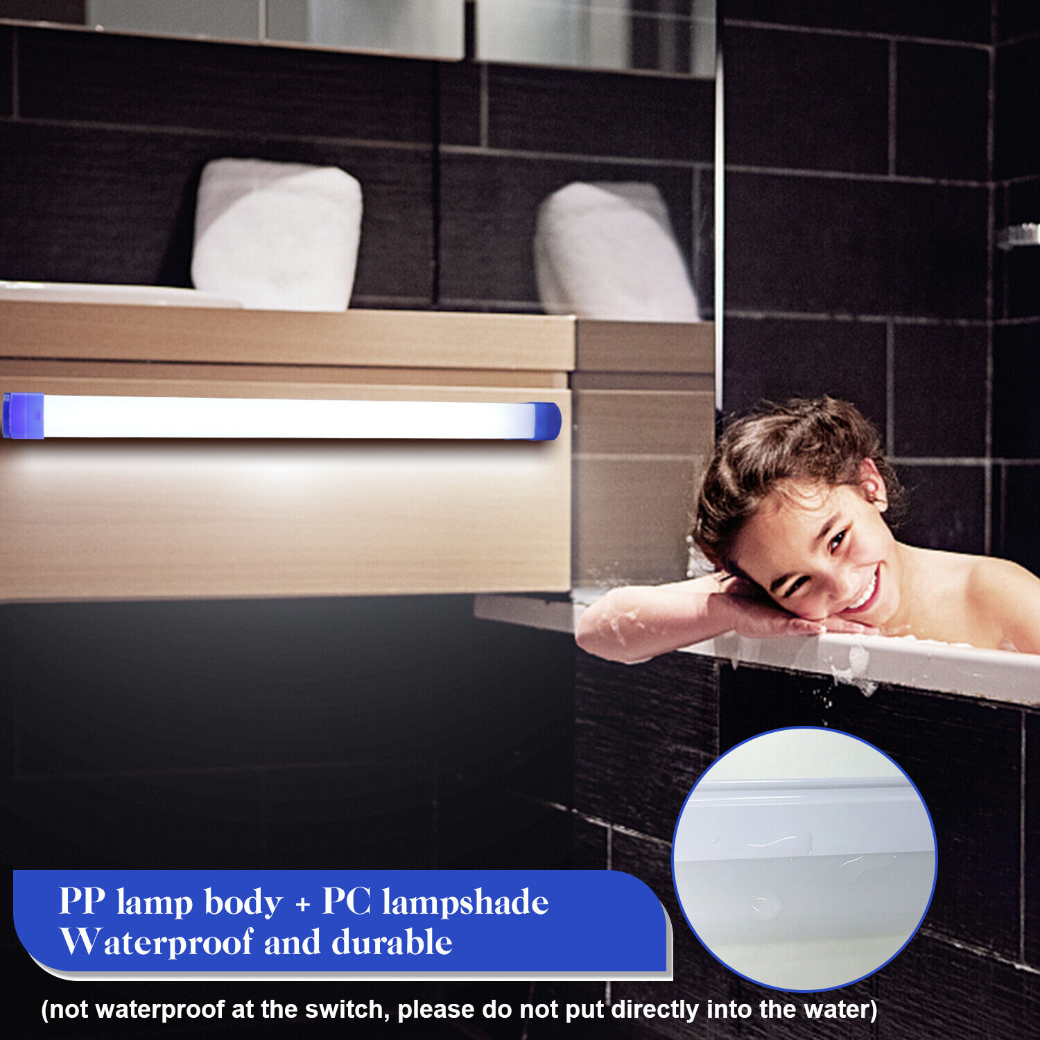 Portable LED Cabinet Light Tube - USB Rechargeable Emergency light strips - Image 4