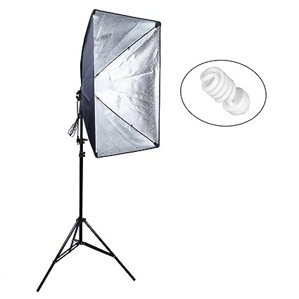 Single Socket Softbox Studio Lighting Kit - Image 4