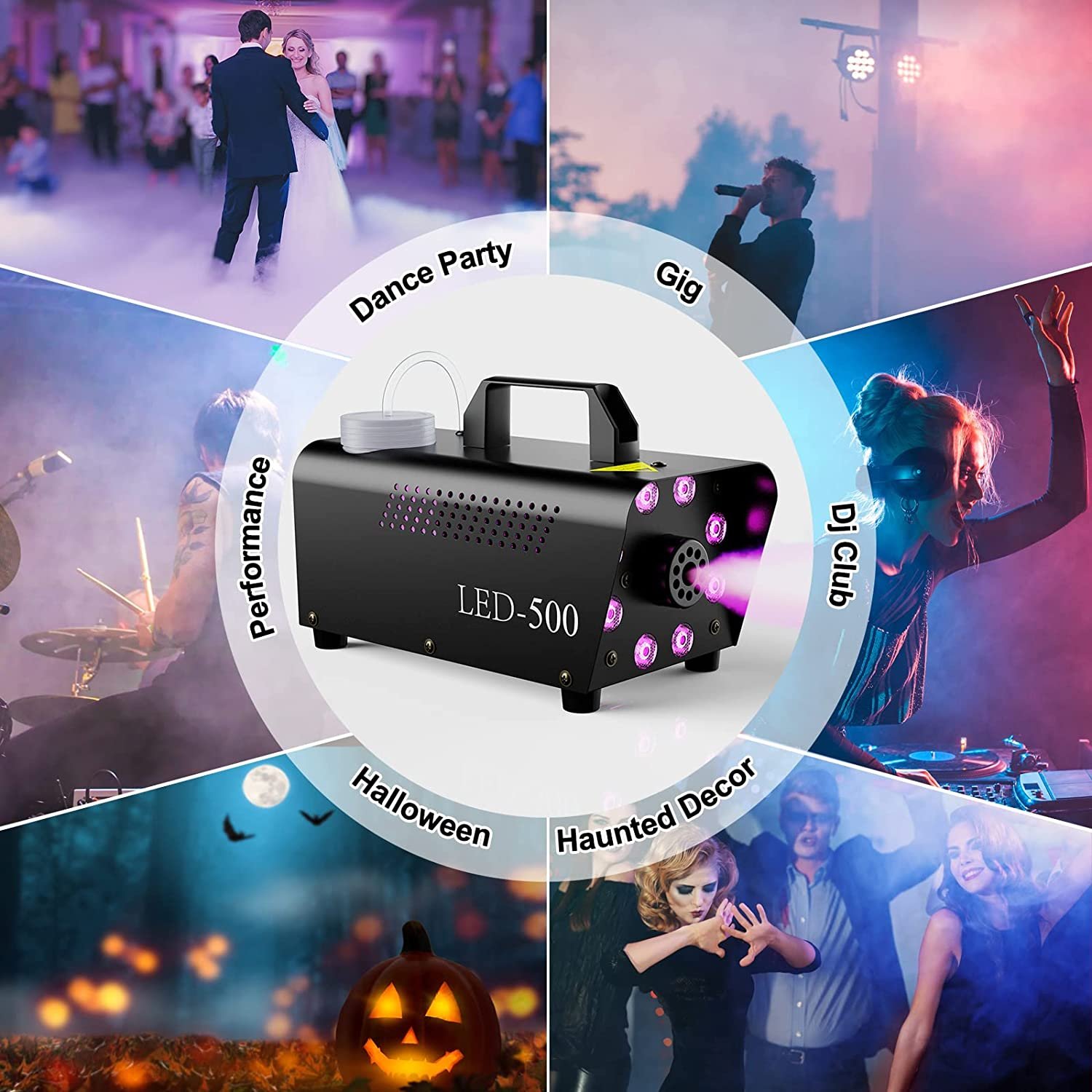 500W LED RGB Fog Machine - Smoke Machine - Image 3