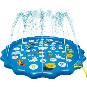 Sprinkler Play Mat for Kids - Spray & Splash Childrens Fountain 170 x 170 cm