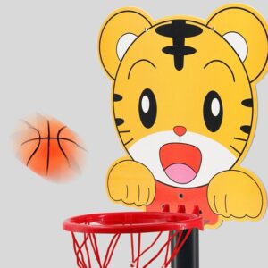 1 Set Basketball Stand Toys Adjustable with Base