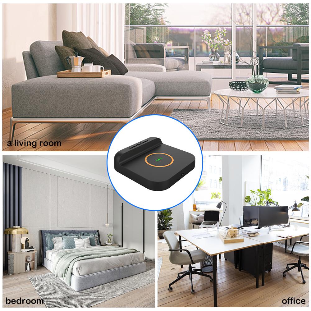 15w Wireless Fast Charging Digital - Alarm Clock - XF0750 - Image 5