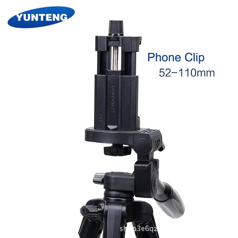 Mobile Phone & SLR Camera Tripod -YUNTENG VCT-5208 with Bluetooth Remote Control - Image 6