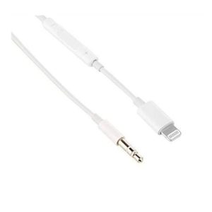 1m Lighting to 3.5mm AUX Male Audio Wire Control Adapter Cable - JH-025