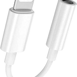 Lightning to 3.5 mm Headphone Jack Audio Aux Adapter