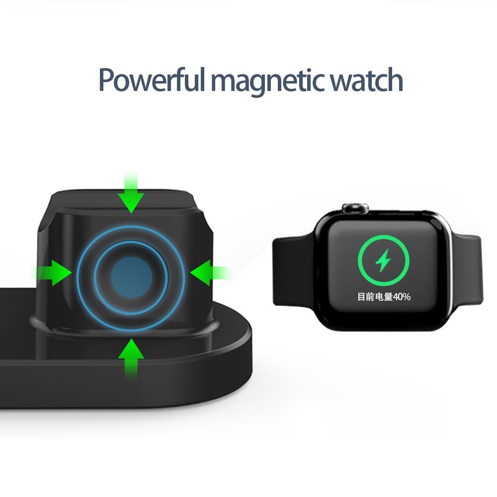 25W Wireless Charger For IOS, iwatch, Airpods, Android 3 In 1 - AB-SJ06 - Image 4