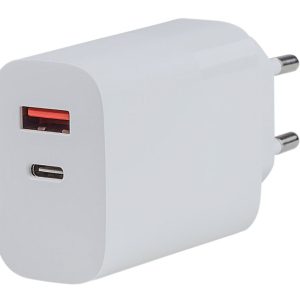 Dual Port Power Adapter 18W QC3.0/PD - AB-S010