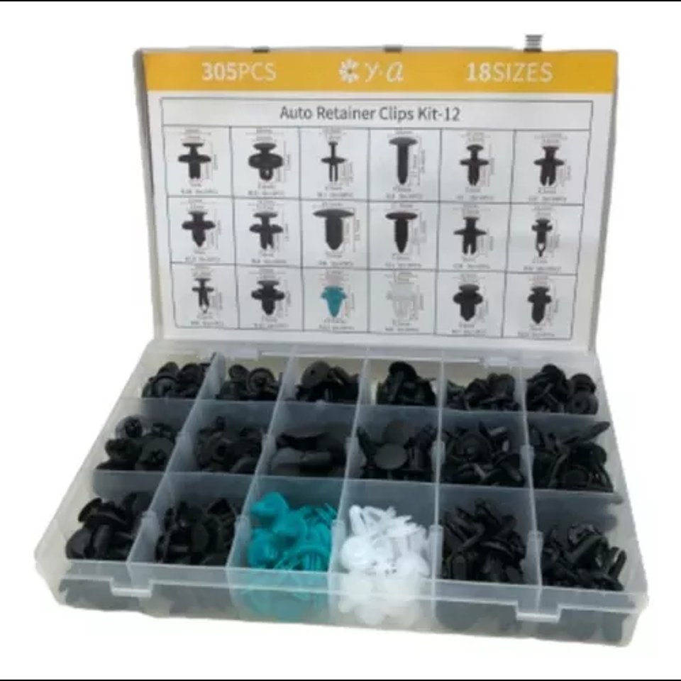 305 Auto Plastic Retention Clip Kit - Image 6