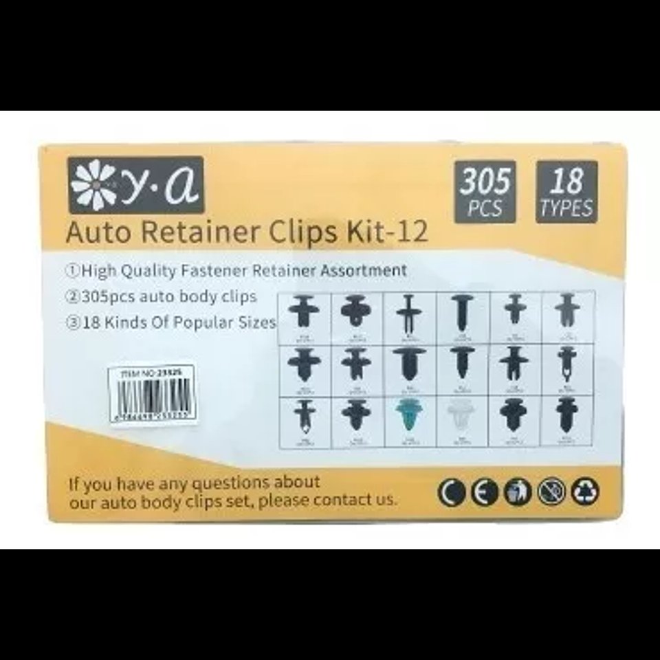 305 Auto Plastic Retention Clip Kit - Image 5