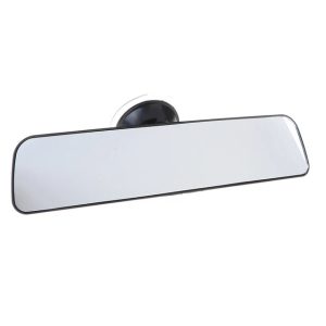 24*6cm Wide Angle Rear View Mirror with Suction Installation Car Interior Mirrors Rearview Mirror Panoramic Rear View Mirror