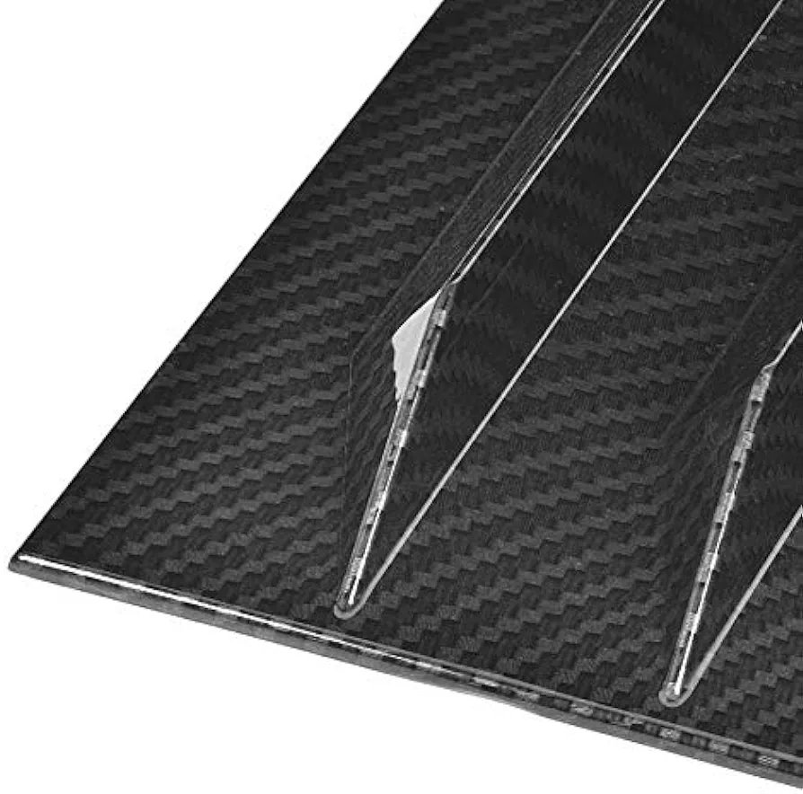 Window Louvers Car Side Vent Window Scoop Louver Trim Cover Car Modification Fit For VW Golf GTI R Mk7/Mk7.5 2013-2020 Car Accessories Side Window Louver Cover Rear Window Louvers Car - Image 4