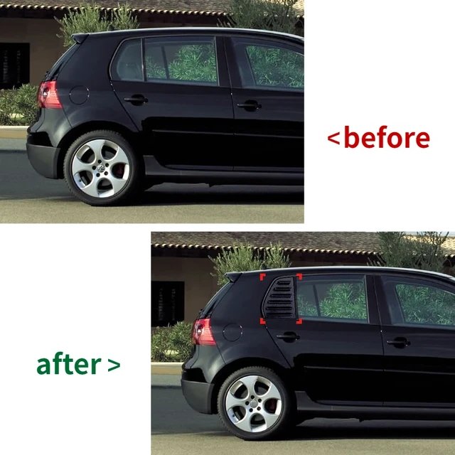 VW Golf Mk5 Rear Window Louver - Image 2