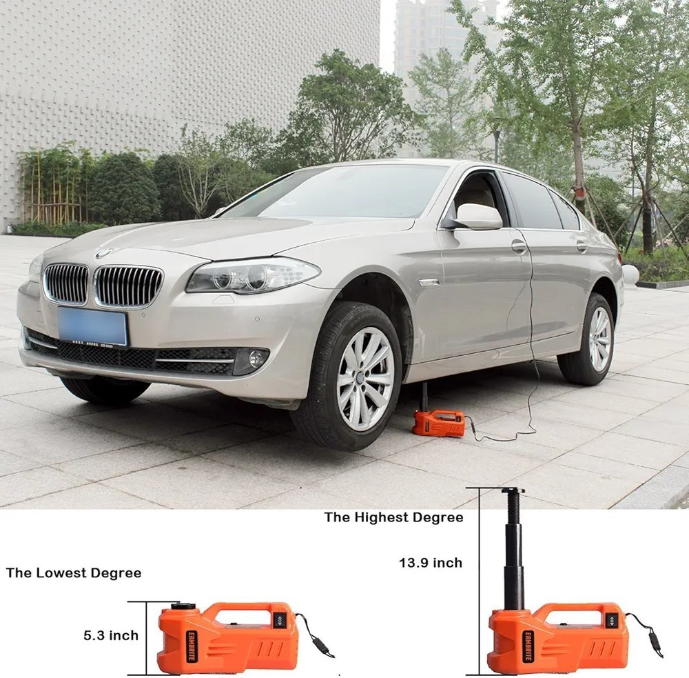 12V DC 5 Ton Electric Car Jack Hydraulic with LED Light Car Lift Floor Jack for Car Sedan RV Van SUV Trucks - Image 3