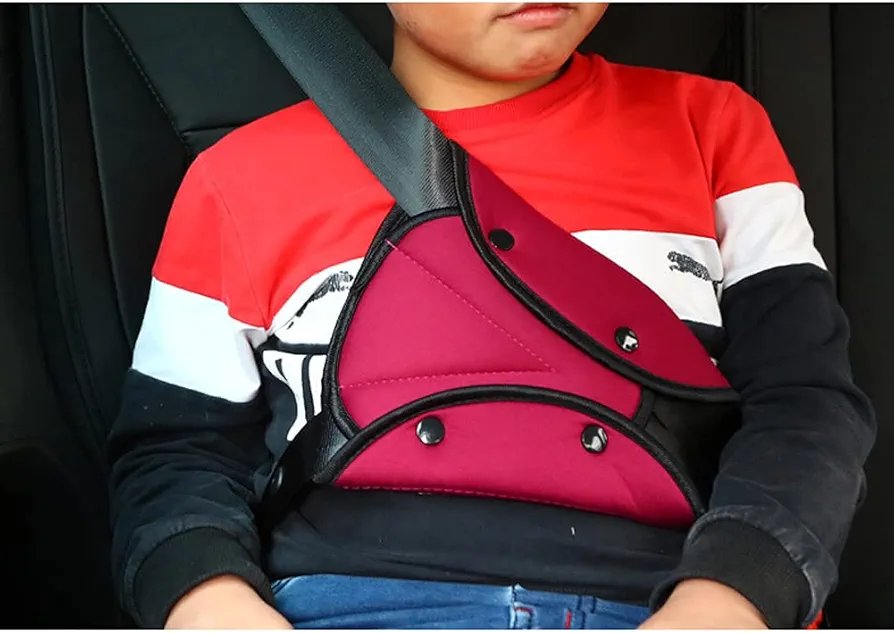 Adjustable Triangle Car Safety Seat Belt Pad Clips Protection JG20375381 - Image 5