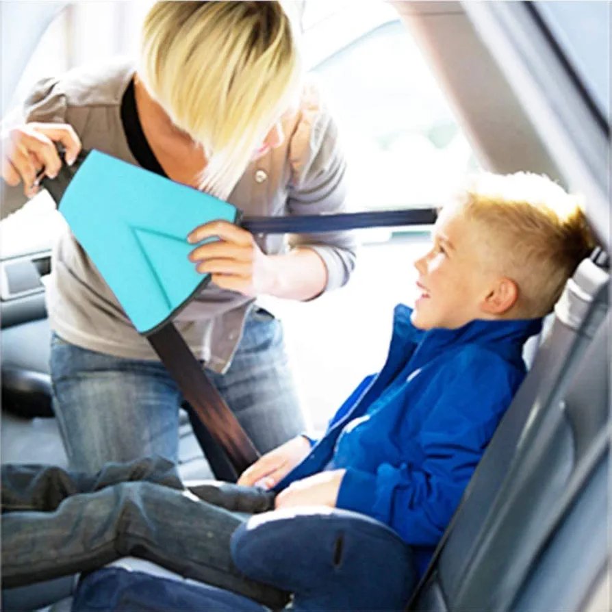 Adjustable Triangle Car Safety Seat Belt Pad Clips Protection JG20375381 - Image 4