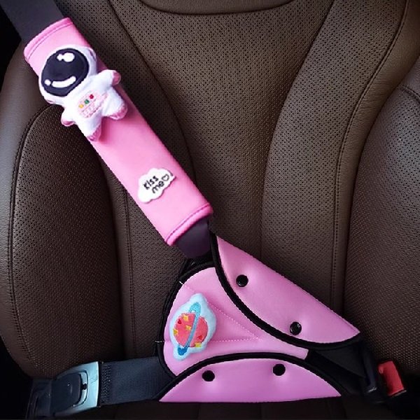 Adjustable Triangle Car Safety Seat Belt Pad Clips Protection JG20375381 - Image 8