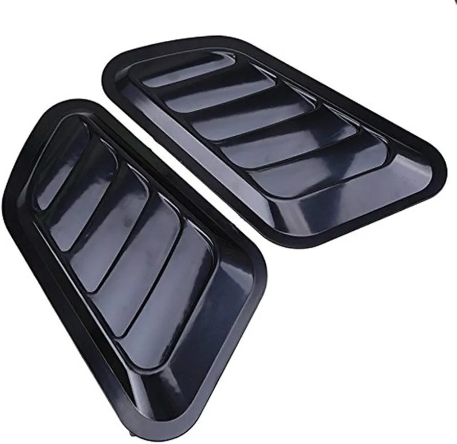 Universal Car Tuning Hood Vents - Air Flow Intake Decoration Trim Cover Kit - 2PCS