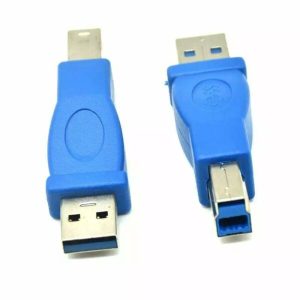 USB 3.0 Type A Female To Type B Male Plug Connector Adapter - ADP -1346