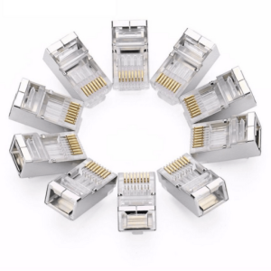 100pc Cat5 Crystal Head Shielded Plug Network Connector (Shielded) - SE-L281