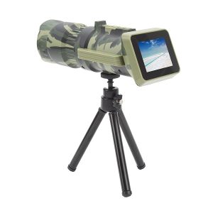 8MP WY-01 Telescope Camera with 2" LCD, Video Recording, and Tripod Stand