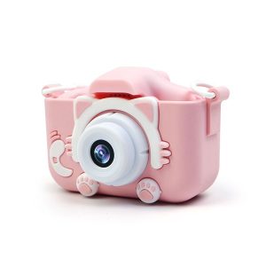 X2 Cute Kitty Dual Lens Addition Kids Camera