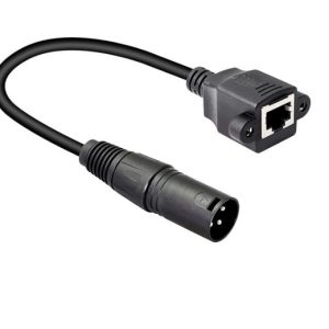 SE-L18 XLR 3 Pin Male to RJ45 Cable Adapter 0.3M