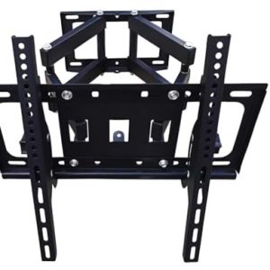 Full Motion TV Wall Mount Bracket for 26-55 Inch Screens - Heavy Duty Adjustable Tilt and Swivel Tv Mount